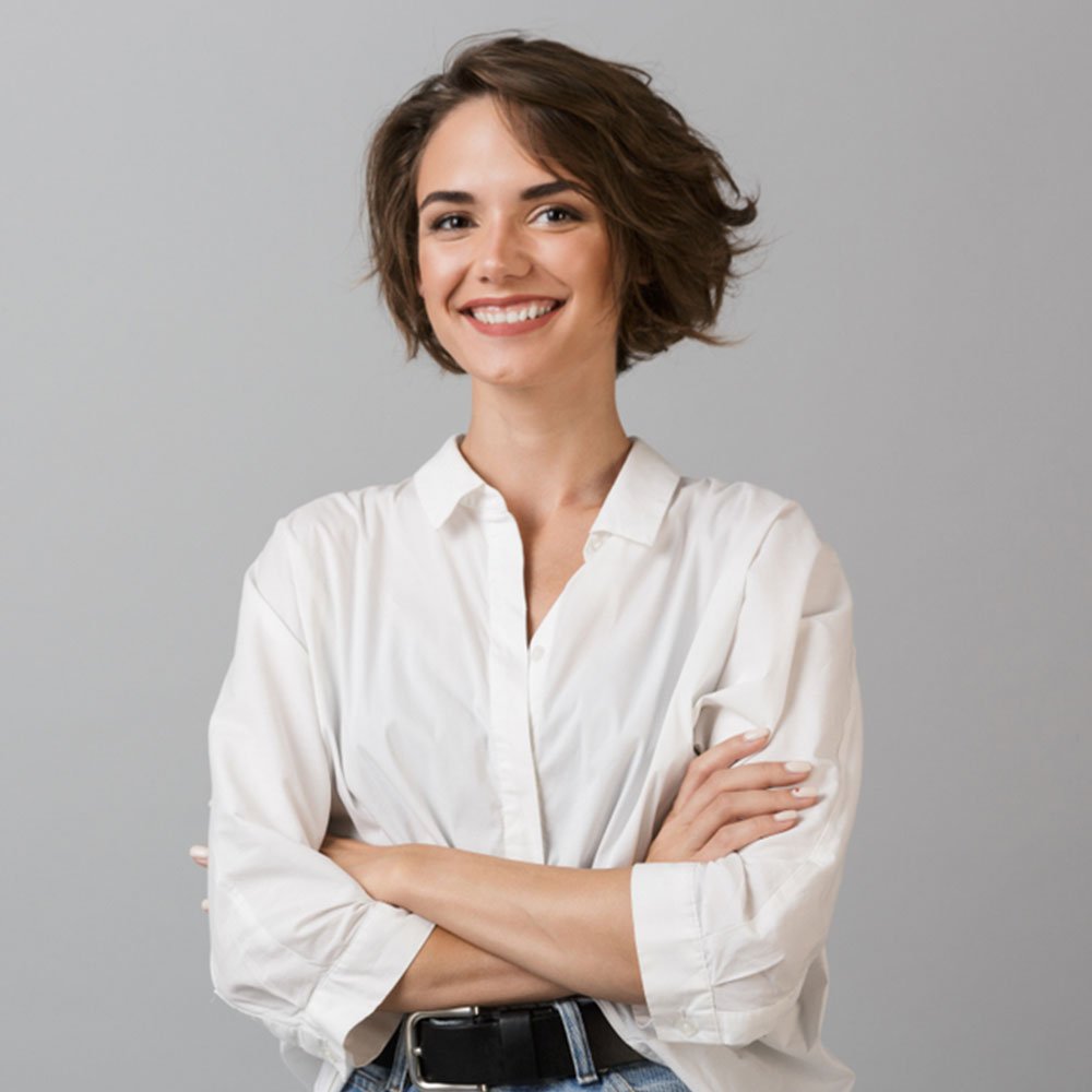 Profesora de peluquería en los cursos de belleza