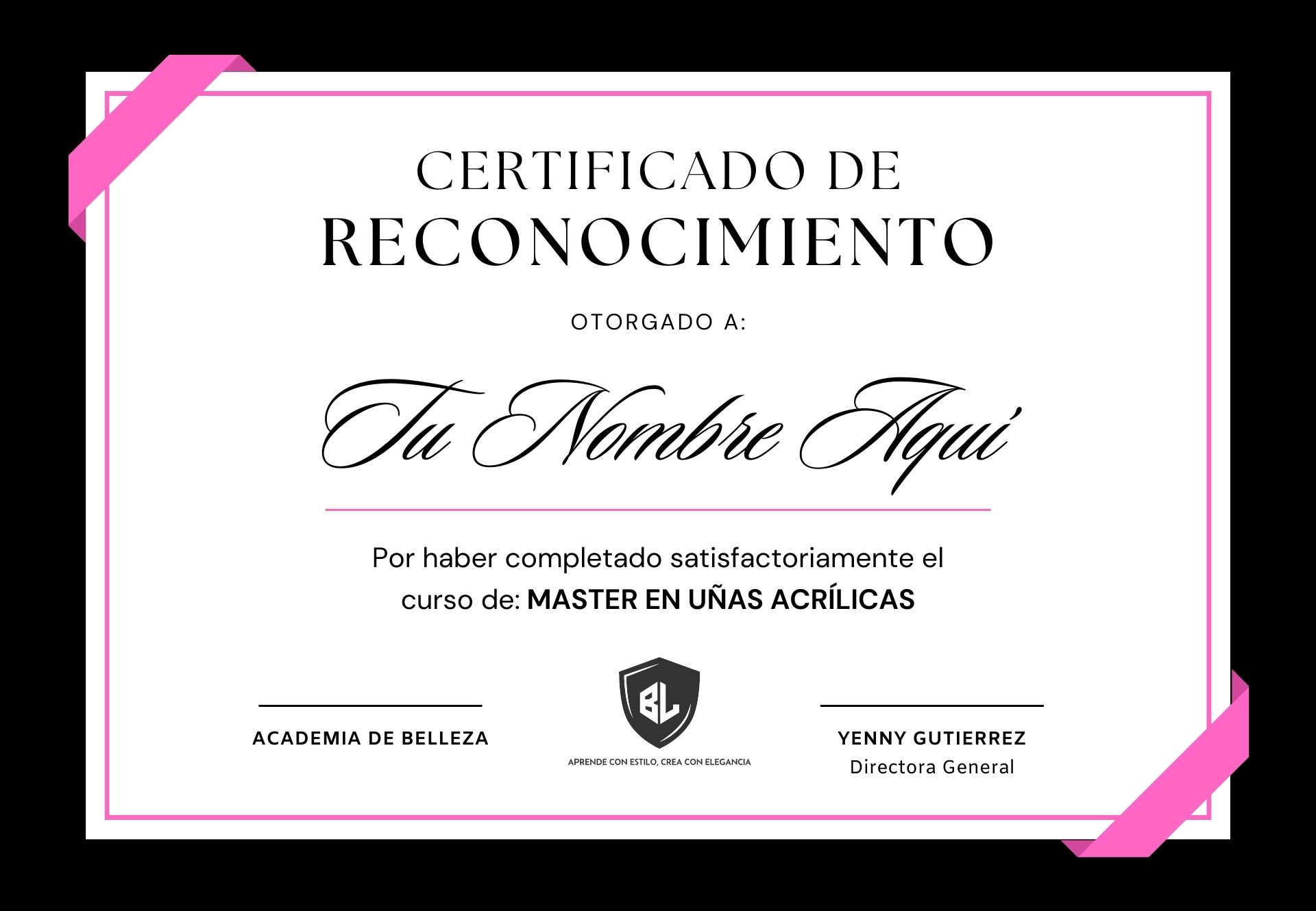 Uñas Acrílicas 11 certificado curso de uñas acrílicas